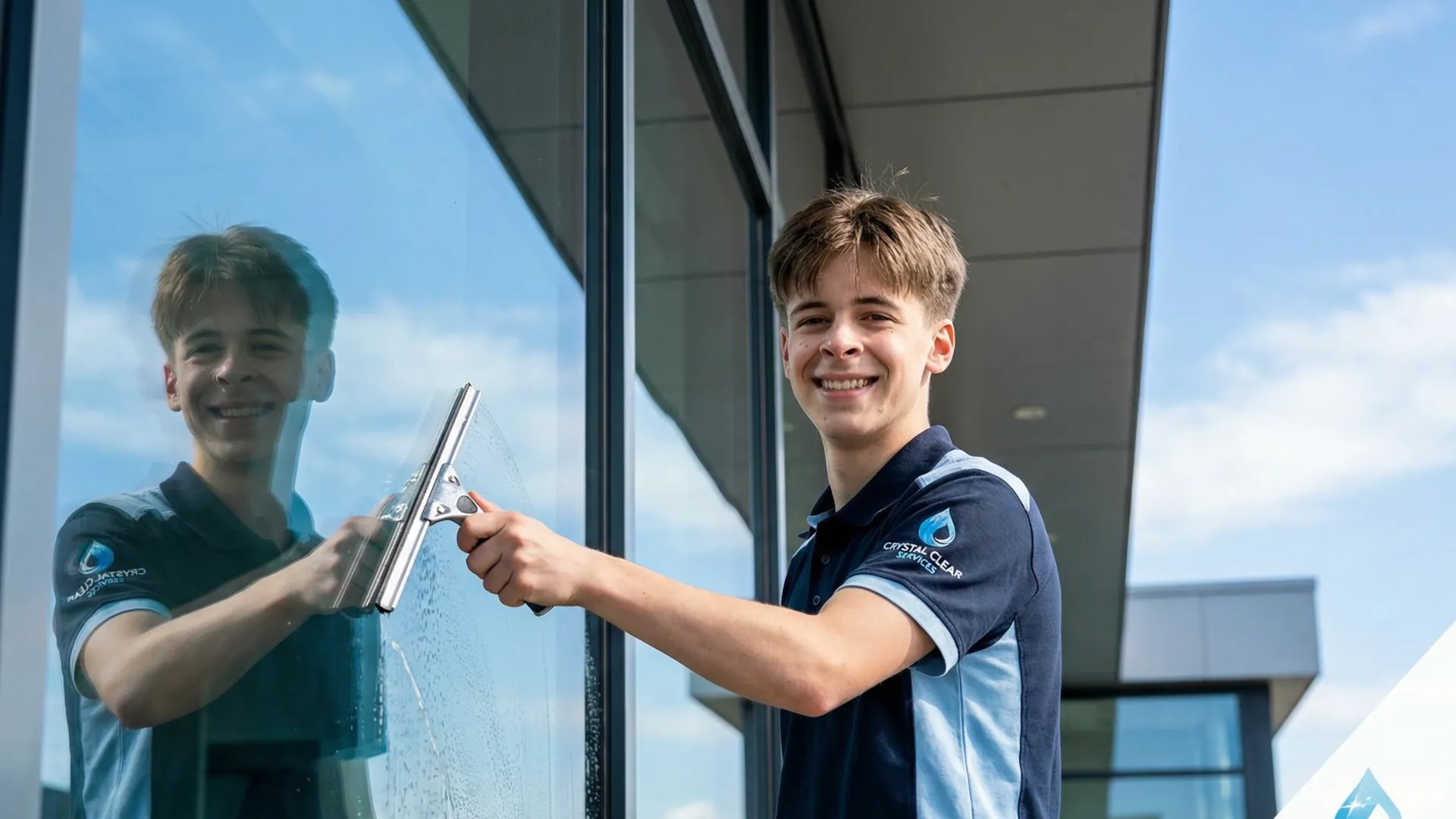 Vinduespudser smiler