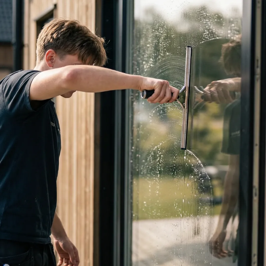 Vinduespudsning rækkehus
